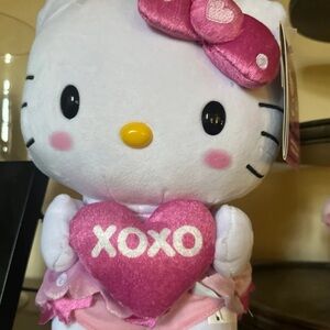 Hello Kitty Valentines Plush Doll Pink